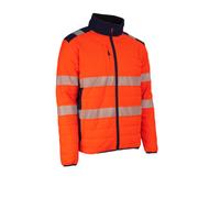 Veste thermique FLAKE bleu marine/orange - COVERGUARD - 5FLA170 M