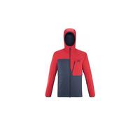 Veste thermique millet magma hybrid hoodie noir rouge homme