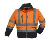 Veste thermique STATION bleu marine/orange - COVERGUARD - 7PSTO S