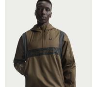 Veste tissée à demi-zip Nike Shox pour homme Dark Hazel/Noir/Noir XS