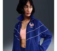 Veste tissée anti-UV Nike Football FFF Windrunner pour femme Blue Void/Blue Void/Washed Coral/Bleached Coral L (FR 46-48)