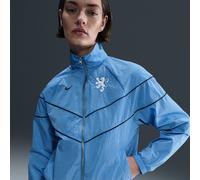 Veste Tissée Anti-Uv Nike Football Pays-Bas Windrunner Pour Femme - Bleu