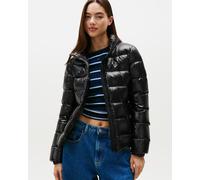 Veste Tommy Jeans Slim Zip Print noir femme - S