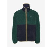 Veste Tommy Jeans Teddy Essential vert bleu marine - XL