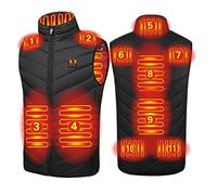veste travail homme gilet sans manche homme veste hiver femme 13 Zones de Chauffé 3 Températures Réglables Gilet Chaud Lavable pour Hiver Moto Chasse Homme Femmeveste chauffante gilet sans m