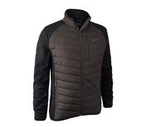 Deerhunter Veste Moor matelassée W. Knit – Brown Feuille