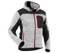 Veste tricotée BLAKLADER à capuche T.XS - GRIS CHINE/NOIR - 493021179099-XS G