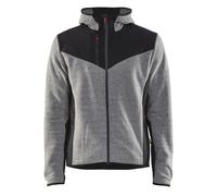 Veste tricotée à capuche avec softshell BLAKLADER