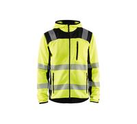 Veste tricotée à capuche haute-visibilité Blåkläder 4923 Jaune fluo/Noir Blaklader - 492321203399 XS