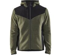 Blakläder Veste tricotée Softshell 594025364199M Vert foncé/Noir TM