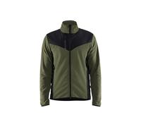 Blakläder Veste softshell tricotée Vert foncé/Noir 594225364199