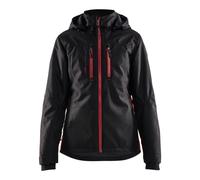 Blaklader 49721977 VESTE FONCTIONNELLE FEMME LÉGÈREMENT LIGNÉE, noir/rouge, taille XXL