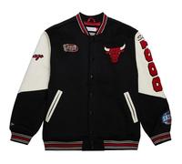 Veste universitaire - MITCHELL & NESS - NBA Chicago Bulls - 60% polyester - 40% laine - Manches longues L