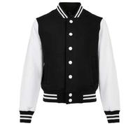 Veste universitaire pour enfants - BUILD YOUR BRAND - Sweaà - Noir - Mixte 146/152