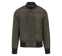 Urban Classics Veste Bomber Homme bicolore contrastée – Darkolive/Black S EU