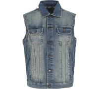 Urban Classics Veste sans manches en denim Homme Blackraw 12 Noir XL EU