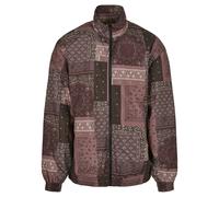 Urban Classics Veste Track 90´s Homme Bandana AOP Brun foncé/baie/blanc Taille L