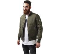 Urban Classics Basic Quilt Bomber Jacket Veste, Vert (Olive 176), XL Homme