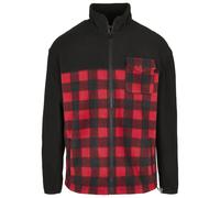 Veste Urban Classics patterned polar fleece track Noir M