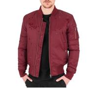 Veste - URBAN CLASSICS - SHINY BOMBER - Imperméable - Rouge - Homme S
