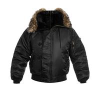 blouson polaire, N2B, Couleur:Schwarz;Taille:L