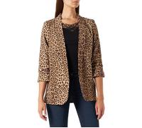 Pieces Boss 3/4 Printed Blazer Marron XS Femme
