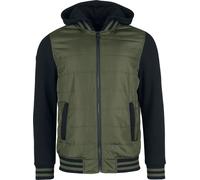 Veste Varsity de RED by EMP - Veste Bicolore - Olive & Noire - M à XXL - pour Homme - olive/noir M