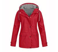 Veste Velo Femme Automne de Vêtements Grande Taille Protection Poncho Anti Pluie Coupe Imperméable Vent Softshell Grande Sport Manteau Imperméable Femme L