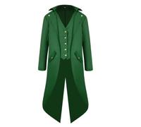 Veste victorienne gothique victorienne Halloween Cosplay Costume | Veste de vampire pour homme - Pour bal costumé, jeu de rôle, scène, fête, bal masqué