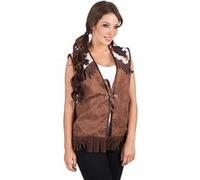 Boland 54322 - Gilet western pour adultes, veste, cowboy, indien, déguisement, carnaval, fête à thème