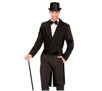 Veste - WIDMANN - Queue de pie noire - Satin - Taille L - Élégante pour soirées chics XL