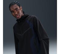 Veste Windrunner tissée ample à motif color block Dri-FIT Nike Tech pour homme Noir/Obsidian/Noir XL