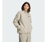 Veste zip intégral molleton à poils longs 3 bandes City Tech Silver Pebble XL