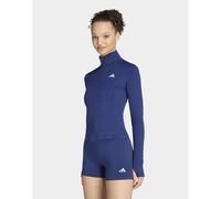 Veste zippé femme adidas Studio 3-Stripes Bleu S