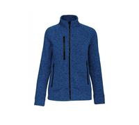 Veste zippée chinée FEMME KARIBAN - Bleu Royal XXXL