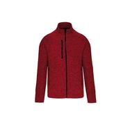 Veste zippée chinée Kariban Rouge L