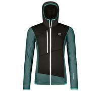 Veste zippée pour femme Ortovox Fleece Grid Hoody W gris arctique foncé L