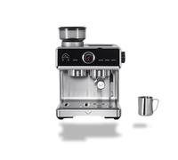 Vestel SESM9090 X Grinding 15000412 Machine porte-filtre avec fonction tampon automatique, mécanisme en acier inoxydable, récipient à grains de café, 200 g, 20 bar, 15 000 W, acier inoxydable