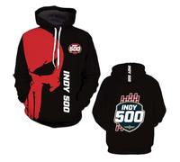 Vestes À Capuche pour Hommes in.di.an.AP.OL.is 500 Manches Longues Style Streetwear Imprimées Manteau Printemps Automne Sweat Shirt 3D Sport avec Poches-D||s