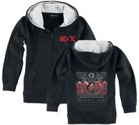 Vestes à capuches pour enfants de AC/DC - Metal-Kids - Black Ice - 92 à 164 - pour filles & garçonse - noir 10 Ans