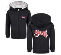 Vestes à capuches pour enfants de Ghost - Metal-Kids - Logo - 92 à 152 - pour filles & garçonse - noir 10 Ans