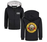 Vestes à capuches pour enfants de Guns N' Roses - Metal-Kids - Bullet - 92 à 152 - pour filles & garçonse - noir 12 Ans