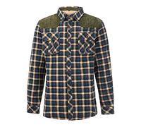 Vestes à carreaux pour homme, manteau simple boutonnage pour homme, col rabattable, veste chemise en flanelle à carreaux pour le bureau, le travail, doublure en peluche confortable, manteau d'hiver
