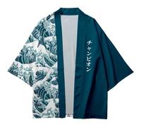 Vestes Cardigan pour Femmes Hommes, Kimono Japonais Décontracté Ouvert sur Le Devant, Manteau Léger