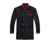 Vestes de chef personnalisées manteau de chef personnalisé Chefs à manches longues Travails de travail uniformes de cuisine pour femmes hommes