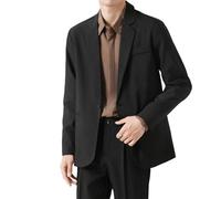 Vestes de costume décontractées pour homme, veste de costume formelle à un bouton, veste de loisirs intelligente, blazer d'affaires, costume ample, manteau de bureau régulier, blazers de smoking,