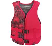 Vestes de Pêche en Néoprène avec Fermeture Éclair et Ceinture Réglable, Vestes de Pêche for Kayak, Plongée, Natation, Sports Nautiques(RedB,XS20-30KG)