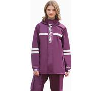Vestes de pluie Pantalon de pluie Set Femme Imperméable Respirant 3M Réfléchissant Mode Combinaison de pluie Taille L, Violet