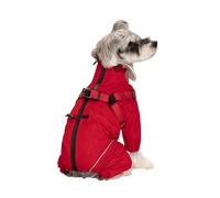 Vestes De Pluie Réglables pour Chiens Vêtements Coupe-Vent Et Anti-Neige Imperméables Amovibles pour des Promenades Sèches Confortables Manteau Confortable