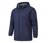 Vestes De Sport Homme Veste De Travail Homme Zippée Cargo Mi Saison Longue Hiver Intérieur Grande Taille Blouson Printemps Respirant Sport Vêtements 2#Bleu foncé 4XL